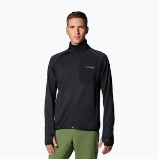 Bluza trekkingowa męska Columbia Triple Canyon Grid Fleece Full Zip II black