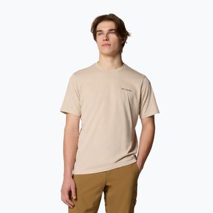 Koszulka trekkingowa męska Columbia Rockaway River Graphic dark stone/winding wonder