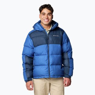 Kurtka ocieplana męska Columbia Pike Lake II Hooded mountain blue/ collegiate navy