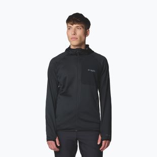 Bluza męska Columbia Triple Canyon Grid Fleece Hooded Full Zip II black