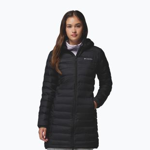 Płaszcz puchowy damski Columbia Lake 22 II Down Long Hooded black