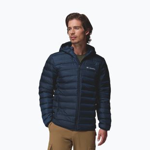 Kurtka puchowa męska Columbia Lake 22 II Down Hooded collegiate navy