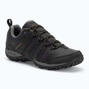 Buty turystyczne męskie Columbia Woodburn II Waterproof black/caramel