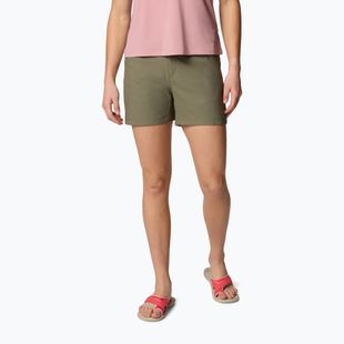 Spodenki trekkingowe damskie Columbia Leslie Falls Short II stone green