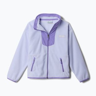 Bluza polarowa dziecięca Columbia Sequoia Grove Full Zip Fleece snowdrift/paisley purple