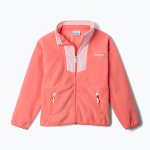 Bluza polarowa dziecięca Columbia Sequoia Grove Full Zip Fleece hot coral/satin pink