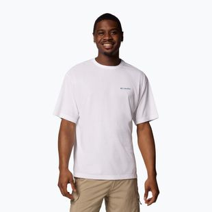 Koszulka męska Columbia Cedar Trail Back Graphic Tee white/trailguide icons
