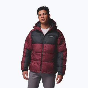Kurtka ocieplana męska Columbia Pike Lake II Hooded rich wine/black