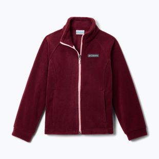 Bluza polarowa dziecięca Columbia Benton Springs Fleece rich wine
