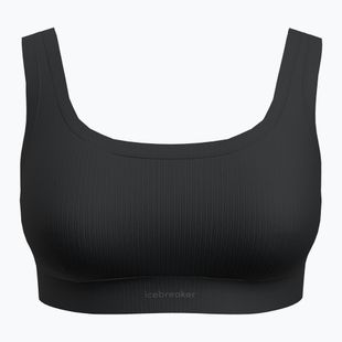 Biustonosz termoaktywny icebreaker Merino Rib Lotus black