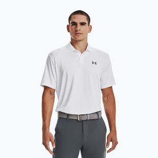 Koszulka polo męska Under Armour Matchplay Polo white/pitch gray