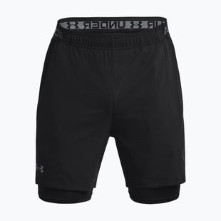 Spodenki treningowe męskie Under Armour Vanish Woven 2In1 Sts black/black/pitch gray