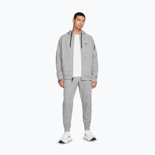 Bluza treningowa męska Nike Therma Fit Full-Zip dark grey heather/particle grey/black