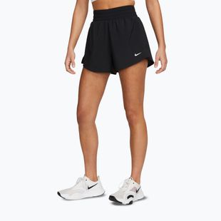 Spodenki damskie Nike One Dri-Fit High-Waisted 3" 2In1 black