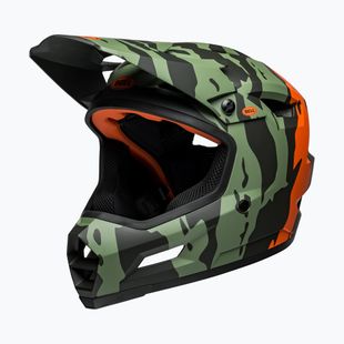 Kask rowerowy Bell Sanction 2 DLX Mips ravine matte dark green/orange