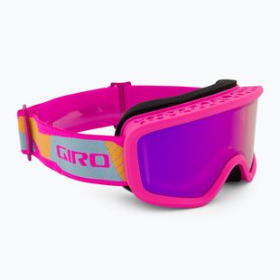 Gogle narciarskie dziecięce Giro Chico 2.0 Jr pink geo camo/amber pink