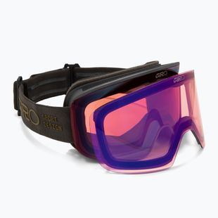 Gogle narciarskie Giro Axis midnight brown stacked/vivid petrol/vivid infrared