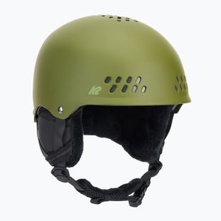 Kask narciarski z systemem audio K2 Phase Pro dark olive green