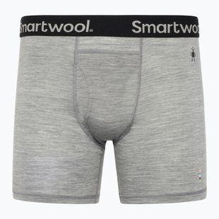 Bokserki termoaktywne męskie Smartwool Merino Boxer Brief Boxed light  grey heather