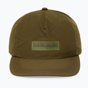 Czapka z daszkiem męska Napapijri F-Box Logo dark olive