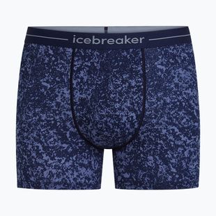 Bokserki termoaktywne męskie Icebreaker Merino 150 Anatomica Moss Bloom midnight navy/aop