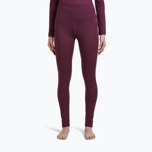 Spodnie termoaktywne damskie Icebreaker Merino 200 Oasis High Rise Leggins dark berry
