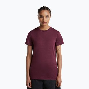 Koszulka trekkingowa damska icebreaker Merino 150 Tech Lite III dark berry