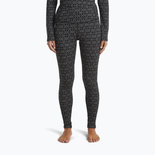 Spodnie termoaktywne damskie icebreaker Merino 260 Tech Vertex High Rise black/snow