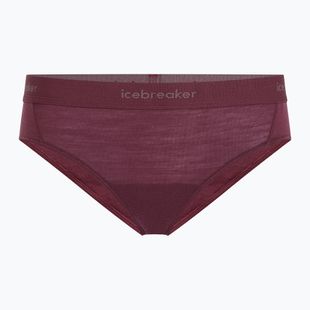 Majtki termoaktywne damskie Icebreaker Merino 125 Cool-Lite Sprite Hipster dark berry
