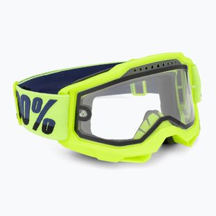 Gogle rowerowe 100% Accuri 2 Enduro MTB fluo/yellow/clear