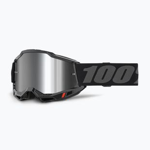 Gogle rowerowe 100% Accuri 2 black/silver mirror