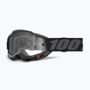 Gogle rowerowe dziecięce 100% Accuri 2 Junior black/clear