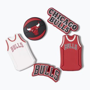 Przypinki Crocs Jibbitz™ NBA Chicago Bulls 5 szt.