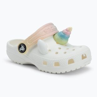 Klapki dziecięce Crocs Classic IAM Rainbow Unicorn CgT chalk