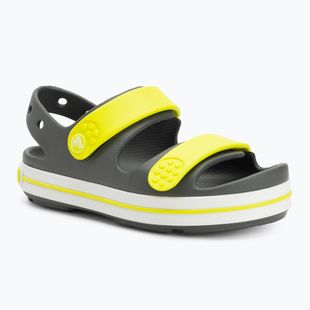 Sandały dziecięce Crocs Crocband Cruiser Kids slate grey/acidity