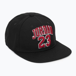 Czapka z daszkiem dziecięca Nike Jordan Jersey Flatbrim black
