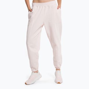 Spodnie damskie New Balance Athletics Nature State French Terry washed pink