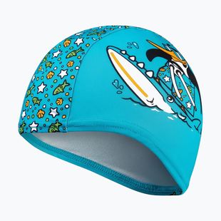 Czepek pływacki dziecięcy Speedo Printed Polyester blue/green