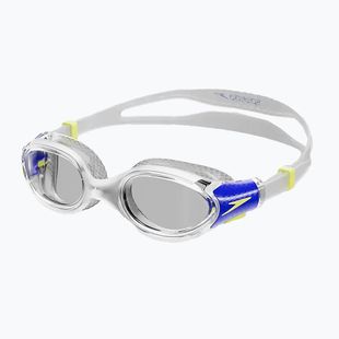 Okulary do pływania dziecięce Speedo Biofuse 2.0 clear/true cobalt/lemon drizzle