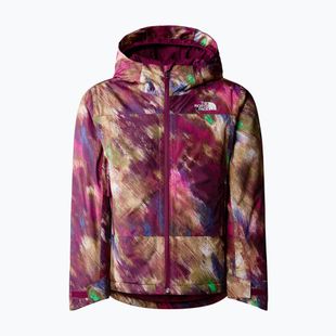 Kurtka narciarska dziecięca The North Face Freedom Insulated boysenberry paint lightening print