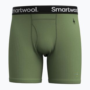 Bokserki termoaktywne męskie Smartwool Merino Boxer Brief Boxed fern green