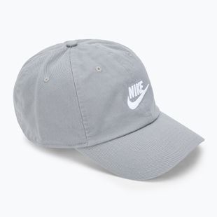 Czapka z daszkiem Nike Club Unstructured Futura Wash particle grey/white