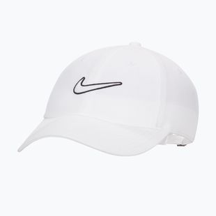 Czapka z daszkiem Nike Club Unstructured Swoosh white/white