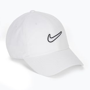 Czapka z daszkiem Nike Club Unstructured Swoosh white/white