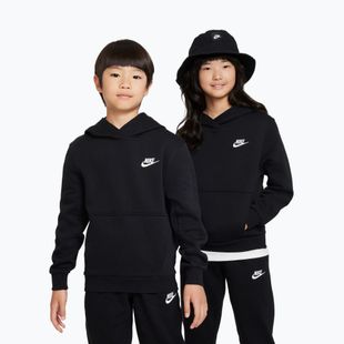 Bluza dziecięca Nike Sportswear Club Fleece black/white