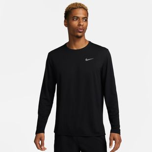 Longsleeve do biegania męski Nike Miler Dri-Fit UV black