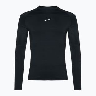Longsleeve treningowy męski Nike Pro Warm LS black/ white
