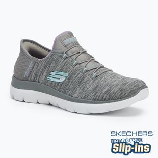 Buty damskie SKECHERS Summits Dazzling Haze gray/mint