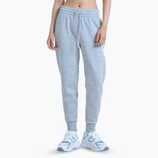 Spodnie damskie Under Armour Rival Fleece Joggers mod gray light heather/white