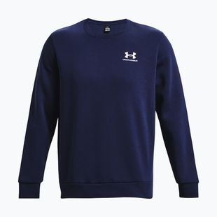 Bluza męska Under Armour Essential Fleece Crew midnight navy/white